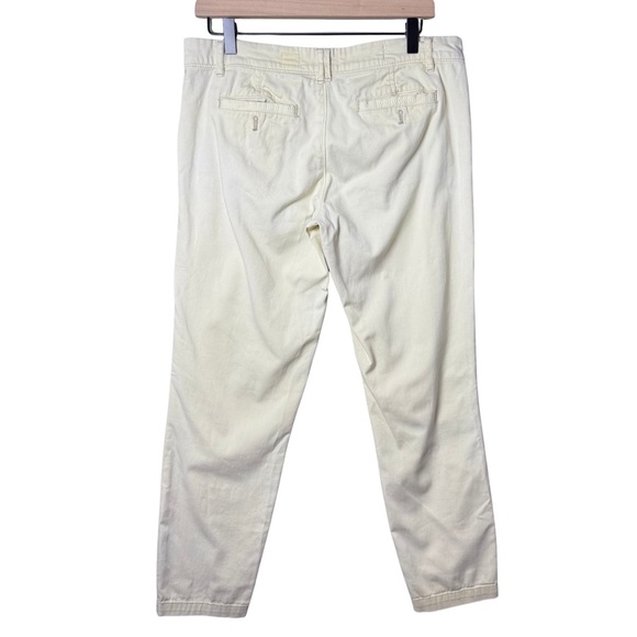 Pilcro and the Letterpress Anthropologie Women Light Yellow Stretch Pant 27 - Picture 2 of 16
